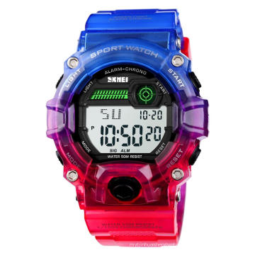 SKMEI 1197 Montre de sport numérique lumineuse colorée en gros